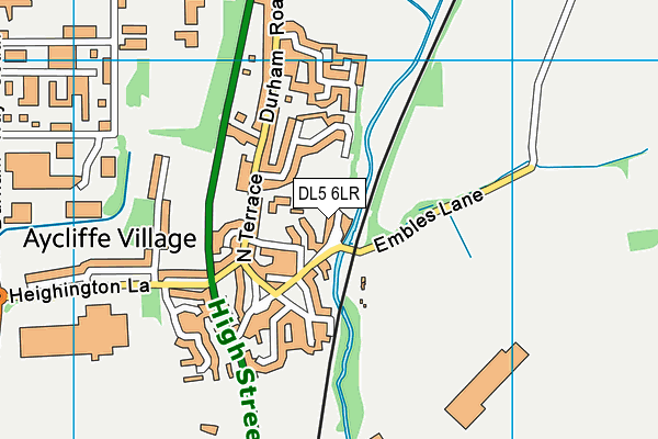 DL5 6LR map - OS VectorMap District (Ordnance Survey)