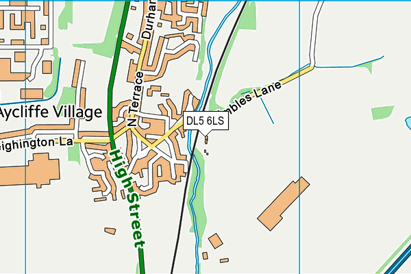 DL5 6LS map - OS VectorMap District (Ordnance Survey)