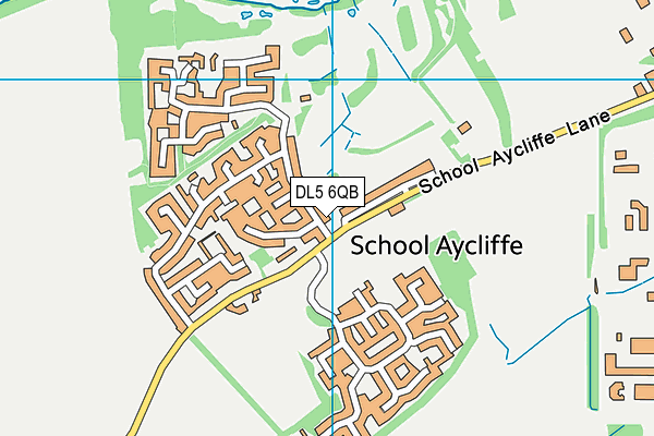 DL5 6QB map - OS VectorMap District (Ordnance Survey)