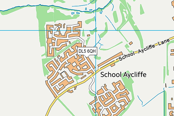 DL5 6QH map - OS VectorMap District (Ordnance Survey)