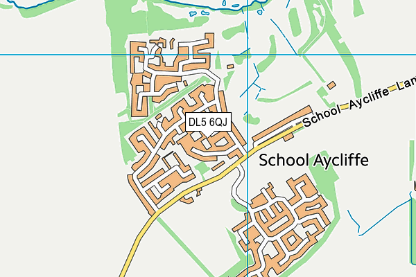 DL5 6QJ map - OS VectorMap District (Ordnance Survey)