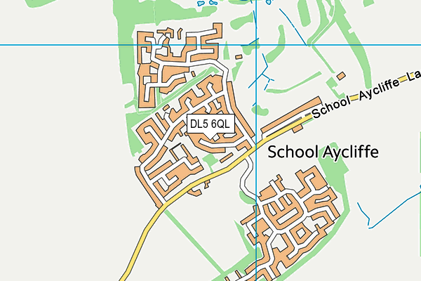 DL5 6QL map - OS VectorMap District (Ordnance Survey)