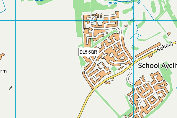 DL5 6QR map - OS VectorMap District (Ordnance Survey)