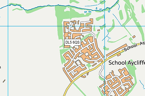 DL5 6QS map - OS VectorMap District (Ordnance Survey)