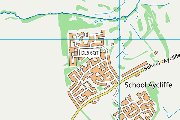 DL5 6QT map - OS VectorMap District (Ordnance Survey)
