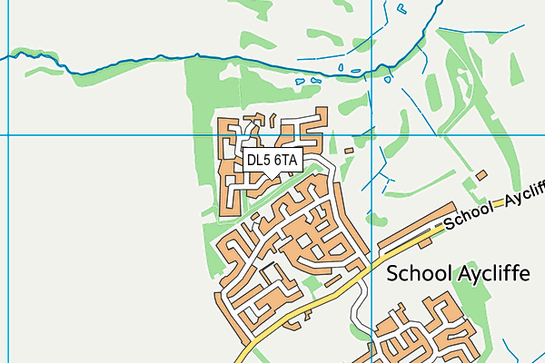 DL5 6TA map - OS VectorMap District (Ordnance Survey)