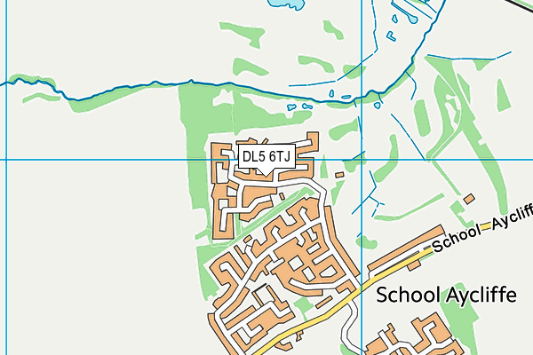 DL5 6TJ map - OS VectorMap District (Ordnance Survey)