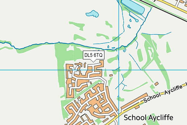 DL5 6TQ map - OS VectorMap District (Ordnance Survey)
