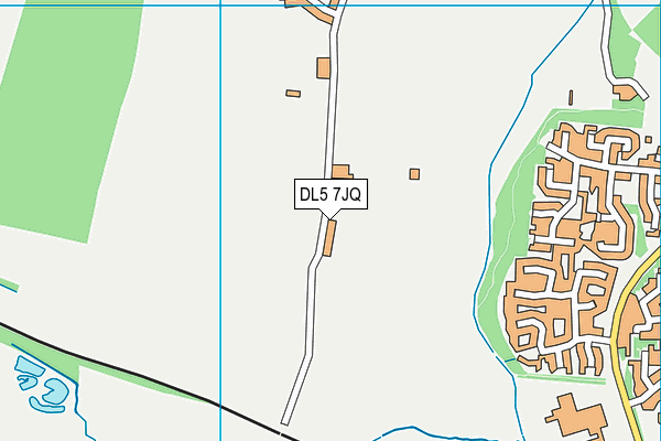 DL5 7JQ map - OS VectorMap District (Ordnance Survey)