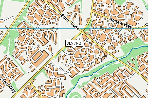 DL5 7NQ map - OS VectorMap District (Ordnance Survey)