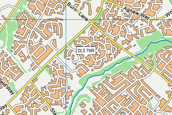 DL5 7NR map - OS VectorMap District (Ordnance Survey)