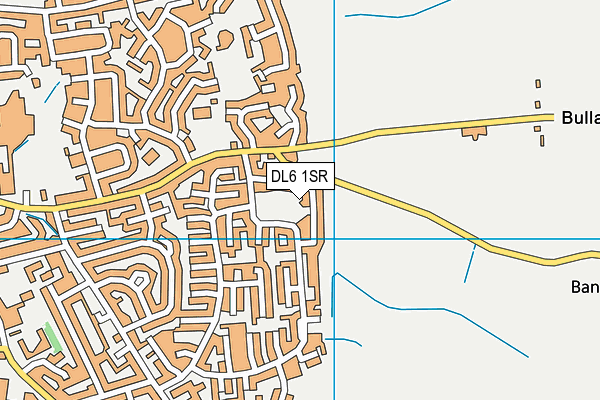 DL6 1SR map - OS VectorMap District (Ordnance Survey)