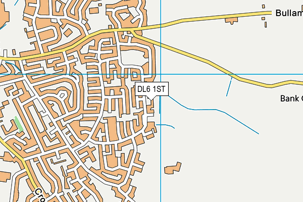 DL6 1ST map - OS VectorMap District (Ordnance Survey)