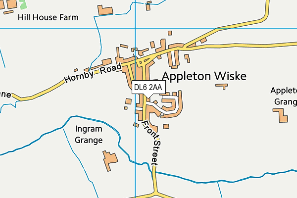 Appleton Wiske Recreation Field map (DL6 2AA) - OS VectorMap District (Ordnance Survey)