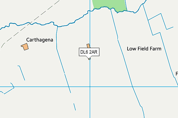DL6 2AR map - OS VectorMap District (Ordnance Survey)