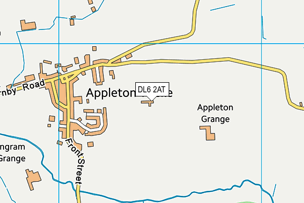 DL6 2AT map - OS VectorMap District (Ordnance Survey)