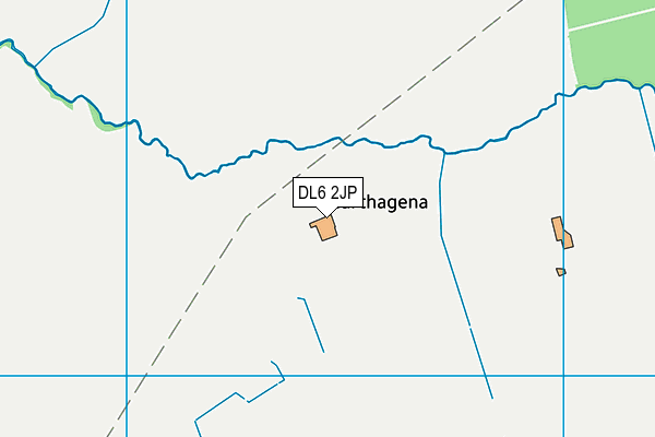 DL6 2JP map - OS VectorMap District (Ordnance Survey)