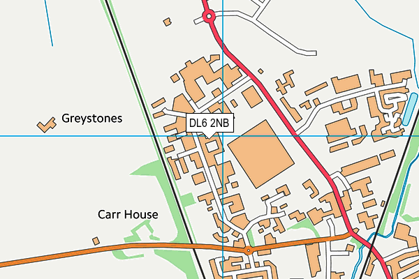 Map of RYEDALE PLASTERERS LTD at district scale