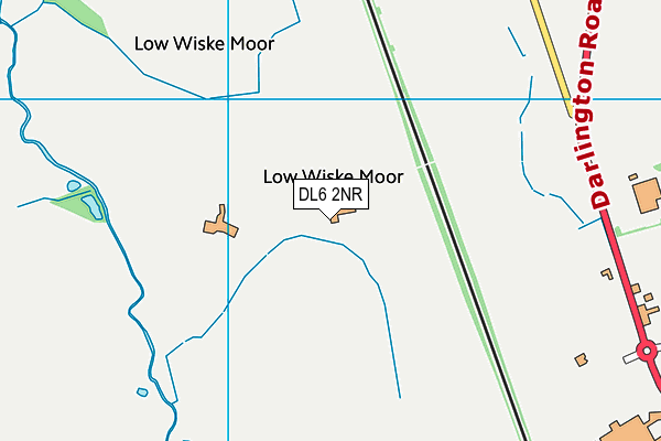 DL6 2NR map - OS VectorMap District (Ordnance Survey)
