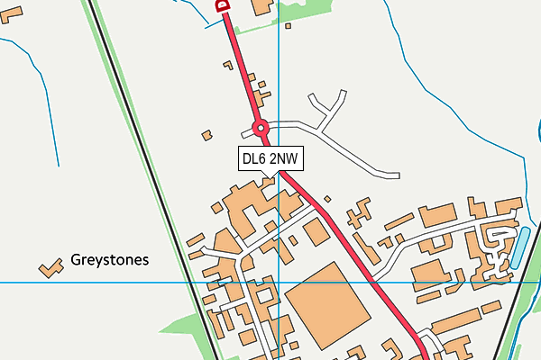 Map of WOODLANDS LEISURE LTD at district scale