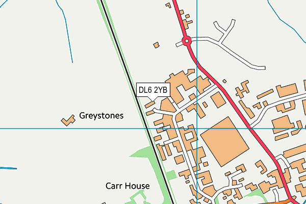 Map of NORTH YORKSHIRE FLOORING LTD at district scale