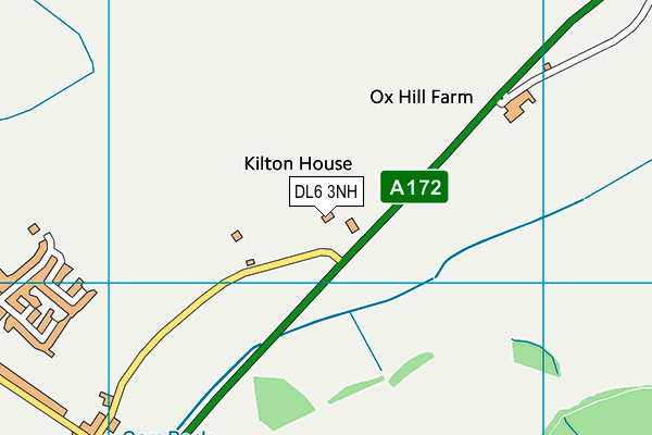 DL6 3NH map - OS VectorMap District (Ordnance Survey)