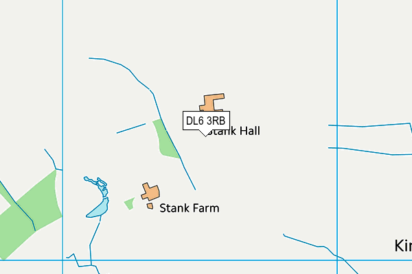 DL6 3RB map - OS VectorMap District (Ordnance Survey)