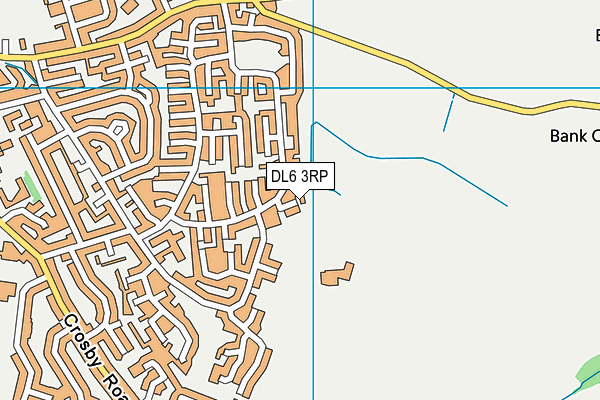 DL6 3RP map - OS VectorMap District (Ordnance Survey)