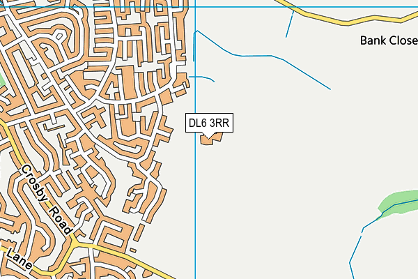 DL6 3RR map - OS VectorMap District (Ordnance Survey)