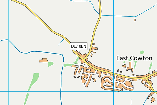DL7 0BN map - OS VectorMap District (Ordnance Survey)