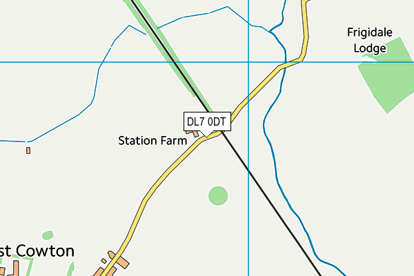 DL7 0DT map - OS VectorMap District (Ordnance Survey)