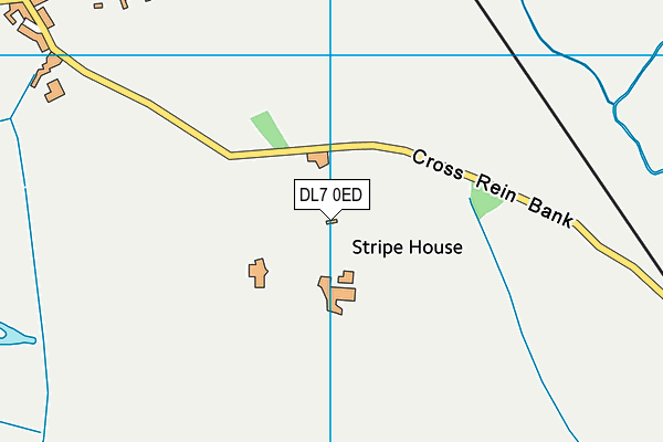 DL7 0ED map - OS VectorMap District (Ordnance Survey)