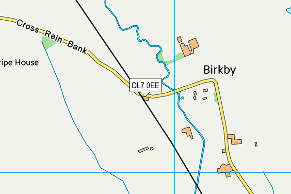 DL7 0EE map - OS VectorMap District (Ordnance Survey)