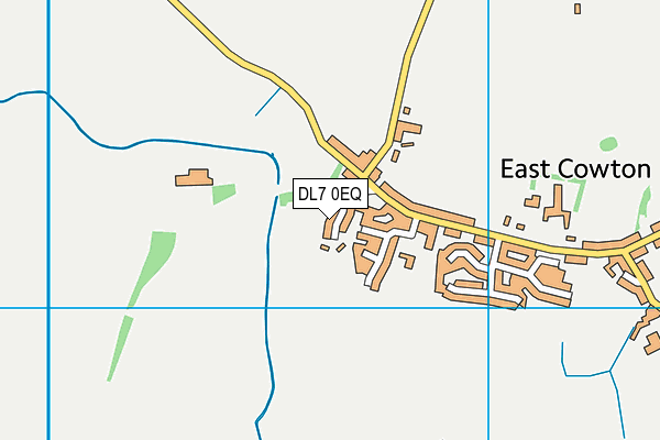 DL7 0EQ map - OS VectorMap District (Ordnance Survey)