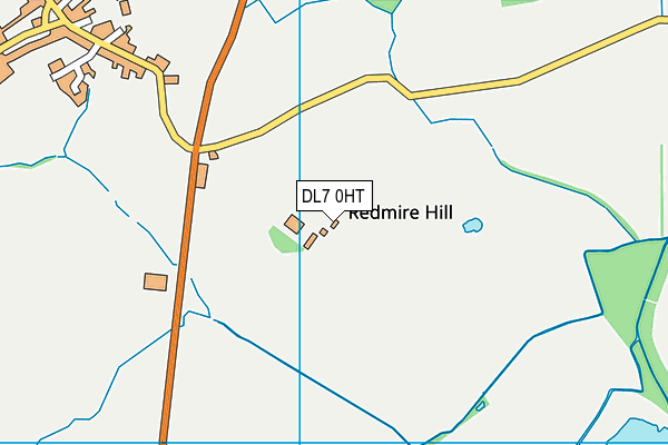 DL7 0HT map - OS VectorMap District (Ordnance Survey)