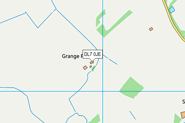 DL7 0JE map - OS VectorMap District (Ordnance Survey)