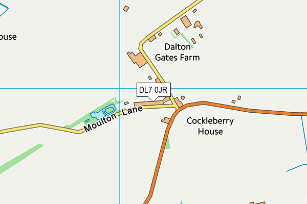 DL7 0JR map - OS VectorMap District (Ordnance Survey)