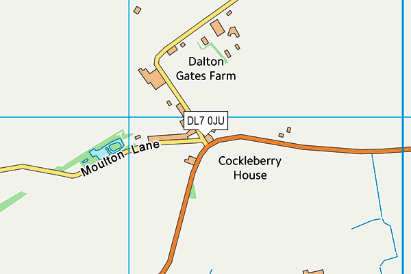 DL7 0JU map - OS VectorMap District (Ordnance Survey)