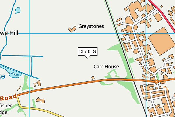 DL7 0LG map - OS VectorMap District (Ordnance Survey)