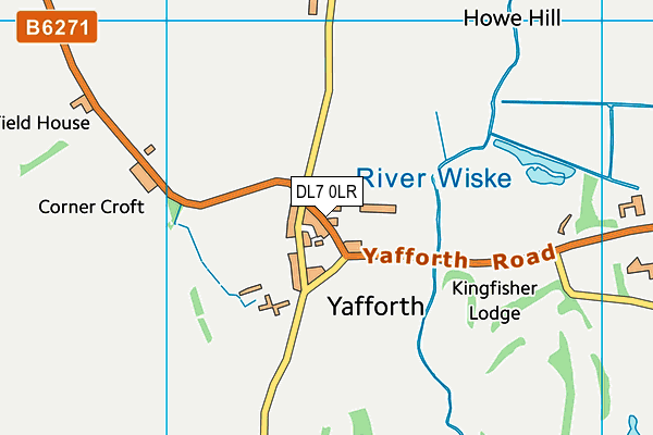 DL7 0LR map - OS VectorMap District (Ordnance Survey)