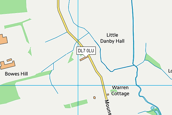 DL7 0LU map - OS VectorMap District (Ordnance Survey)