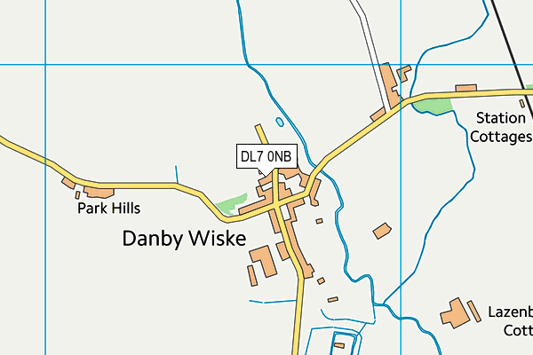 DL7 0NB map - OS VectorMap District (Ordnance Survey)