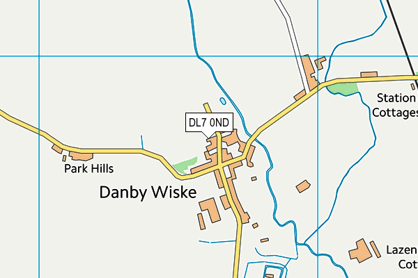 DL7 0ND map - OS VectorMap District (Ordnance Survey)