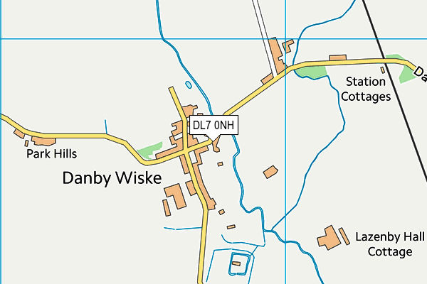 DL7 0NH map - OS VectorMap District (Ordnance Survey)
