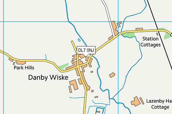 DL7 0NJ map - OS VectorMap District (Ordnance Survey)