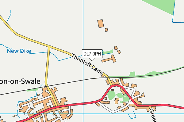 DL7 0PH map - OS VectorMap District (Ordnance Survey)