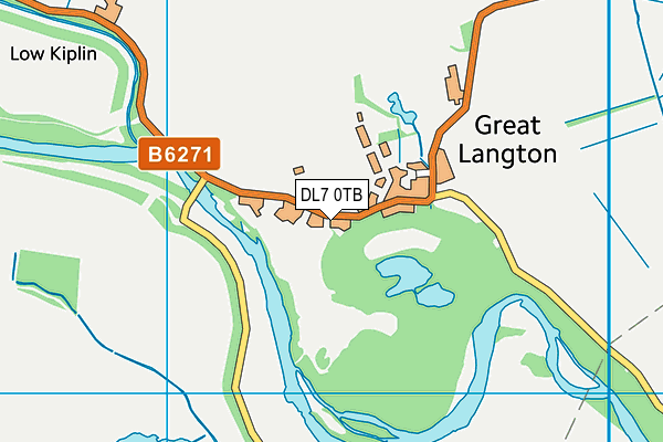 DL7 0TB map - OS VectorMap District (Ordnance Survey)