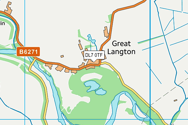 DL7 0TF map - OS VectorMap District (Ordnance Survey)