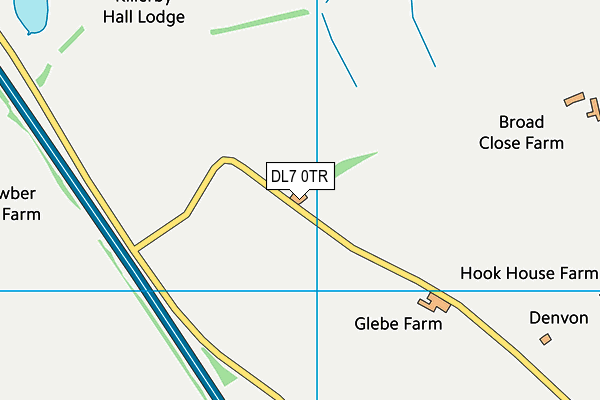 DL7 0TR map - OS VectorMap District (Ordnance Survey)