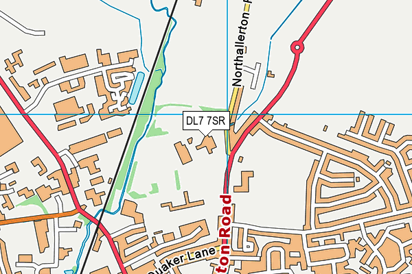 DL7 7SR map - OS VectorMap District (Ordnance Survey)